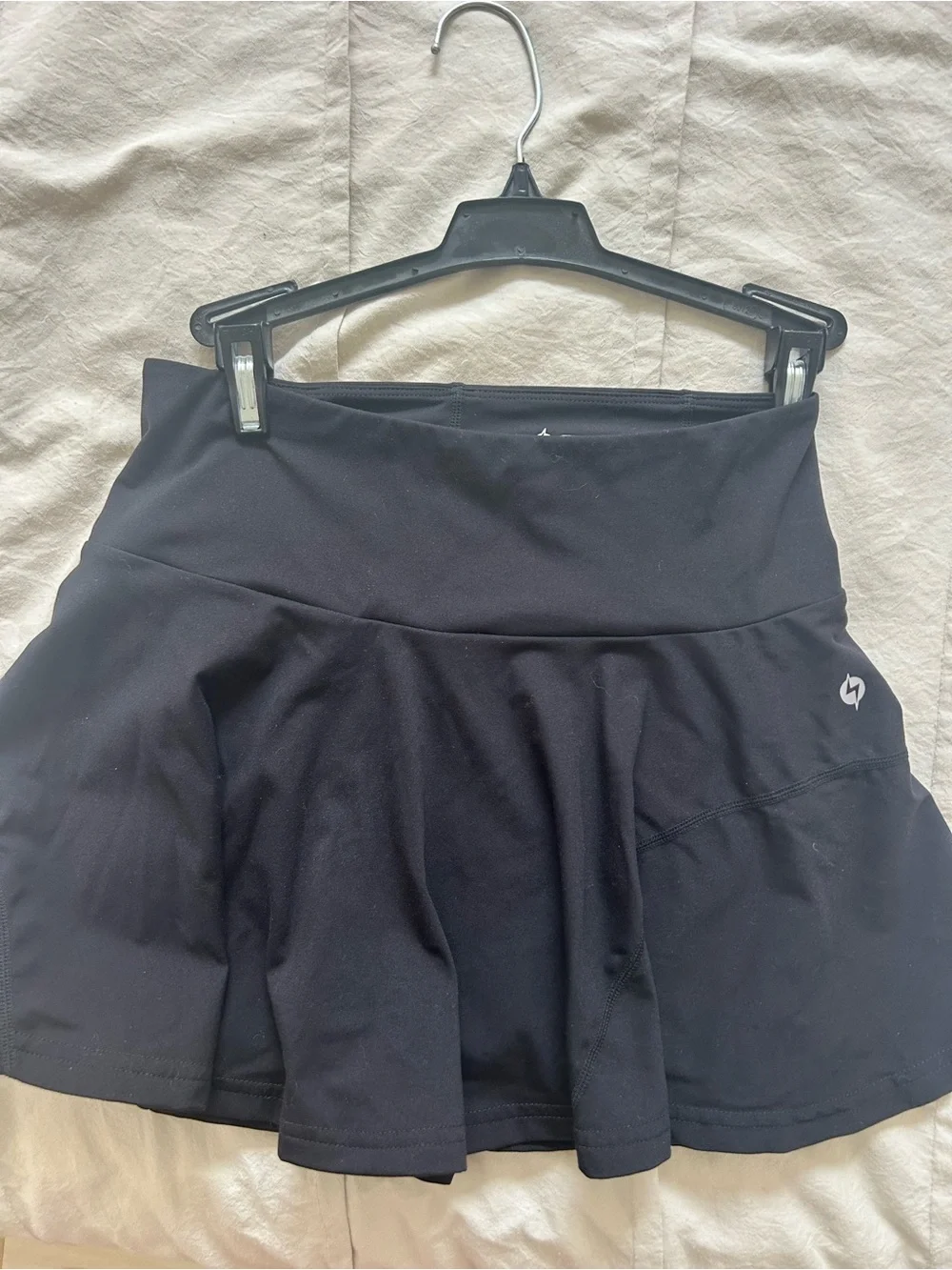 POPFLEX Black Athletic Skort Shorts